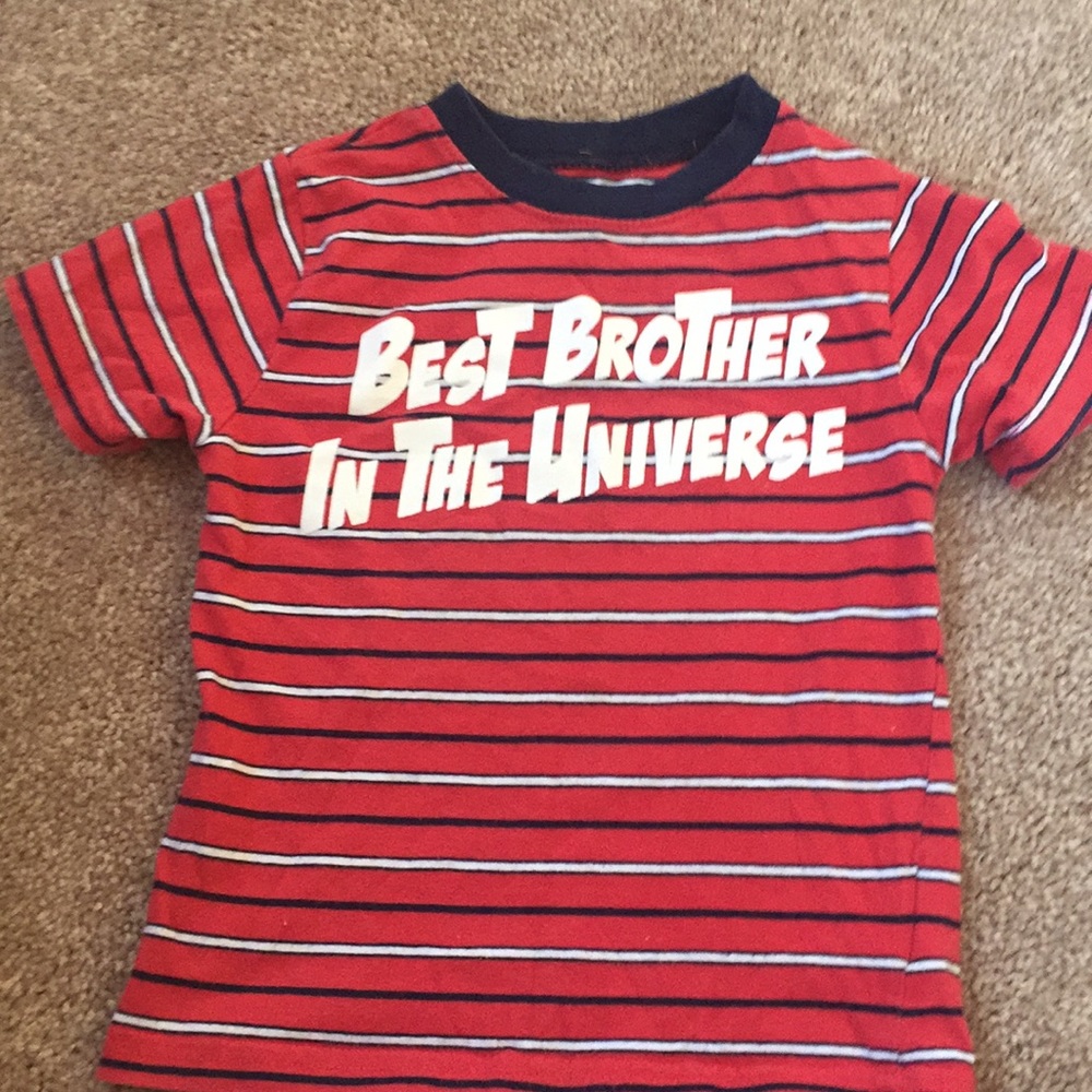 BEST BROTHER IN THE UNIVERSE toddler 4T